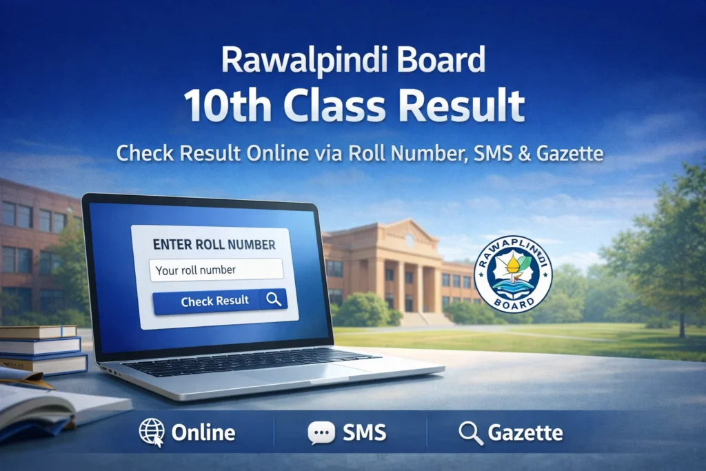 BISE Rawalpindi Board 10th Class Result Check Online