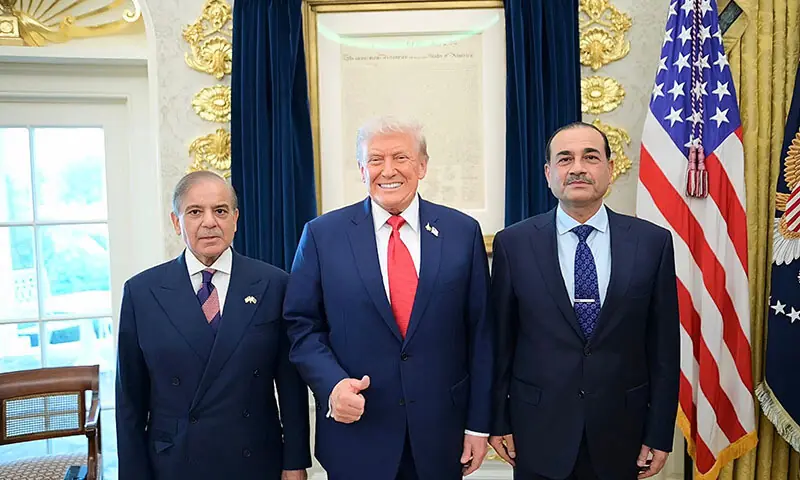 President Trump PM Shehbaz Meeting