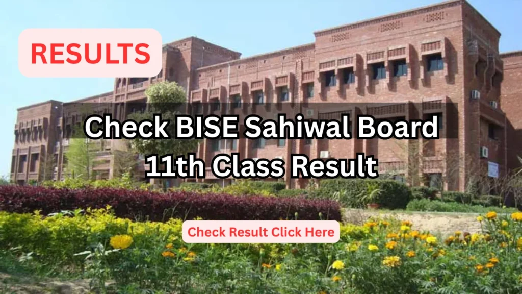 Inter Part 1 Result Sahiwal Board