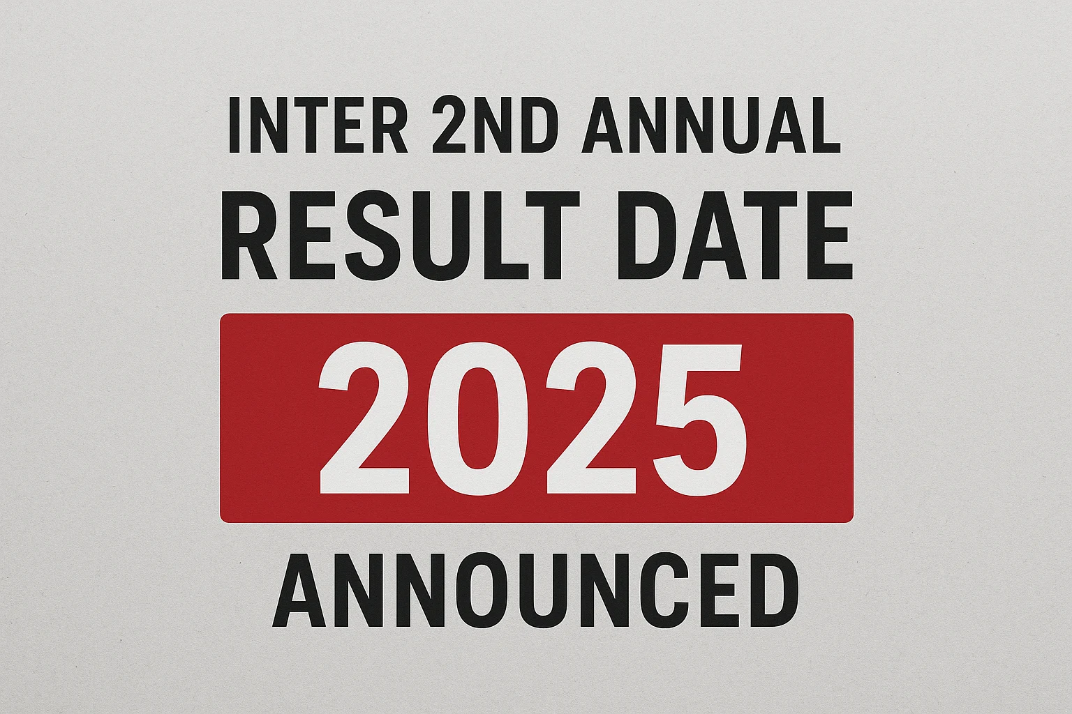 Inter 2nd Annual Result Date 2025 Announced